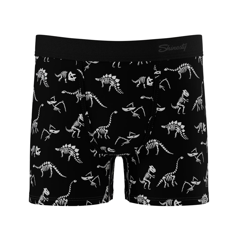 The Paleontologist | Glow in the Dark Dinosaurs Boy's Boxer Briefs - Shinesty - Flyclothing LLC