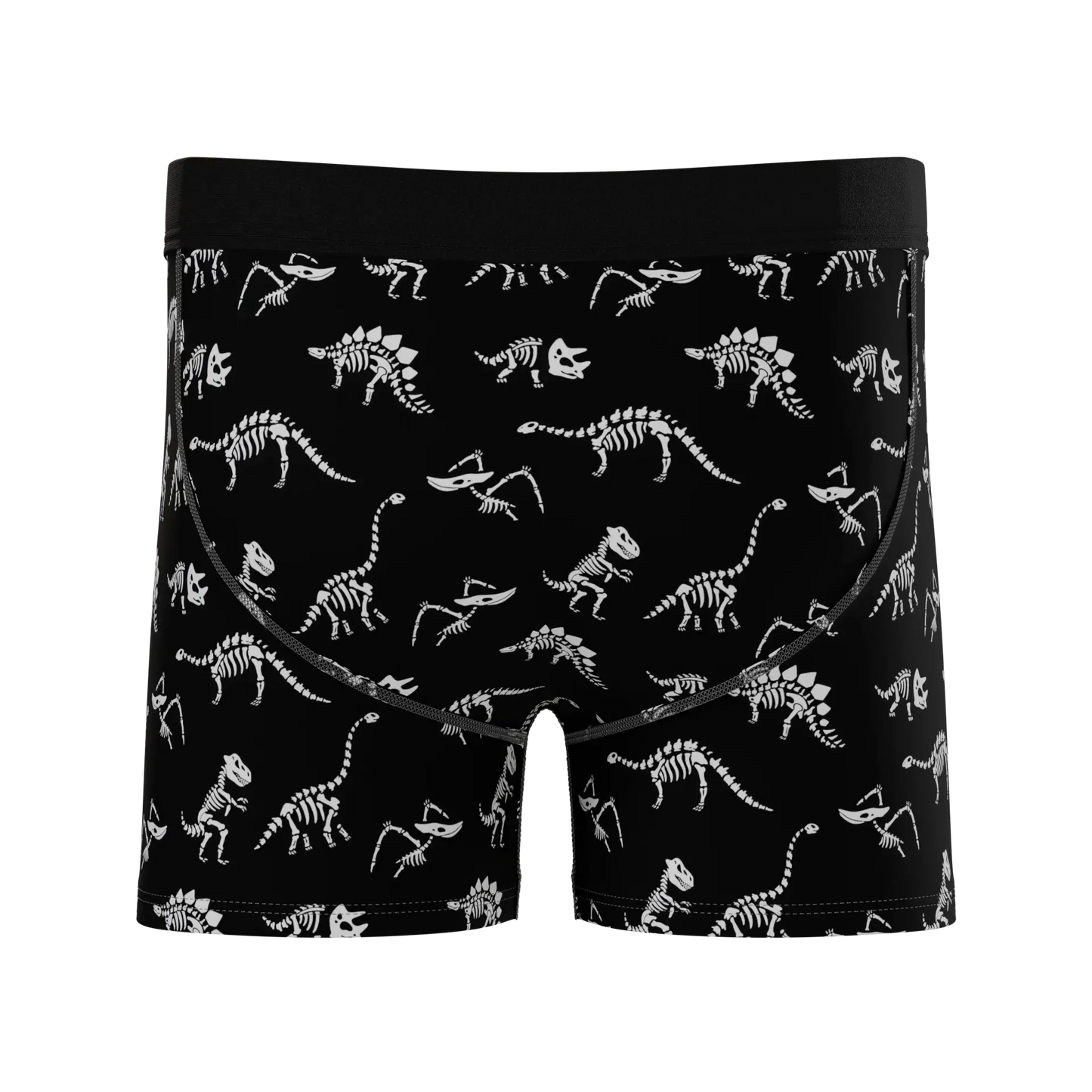 The Paleontologist | Glow in the Dark Dinosaurs Boy's Boxer Briefs - Shinesty - Flyclothing LLC