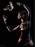 Black Market Art Company Paloma BlancaÂ Print