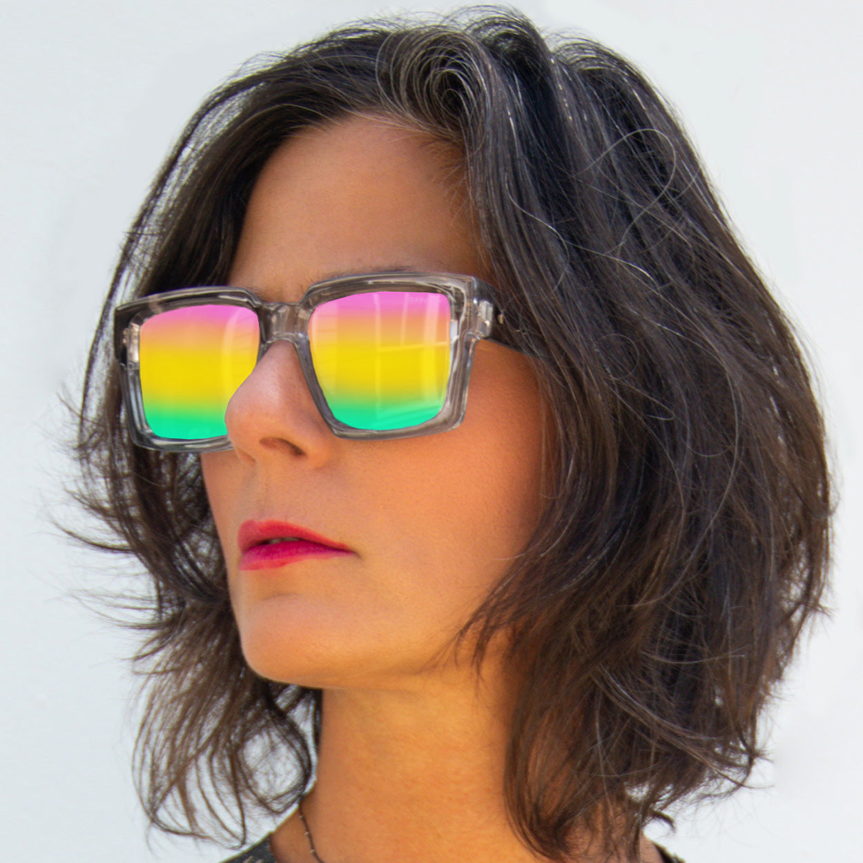 Paloma x Topfoxx - Limited Edition Pride Squared Sunglasses - TopFoxx - Flyclothing LLC