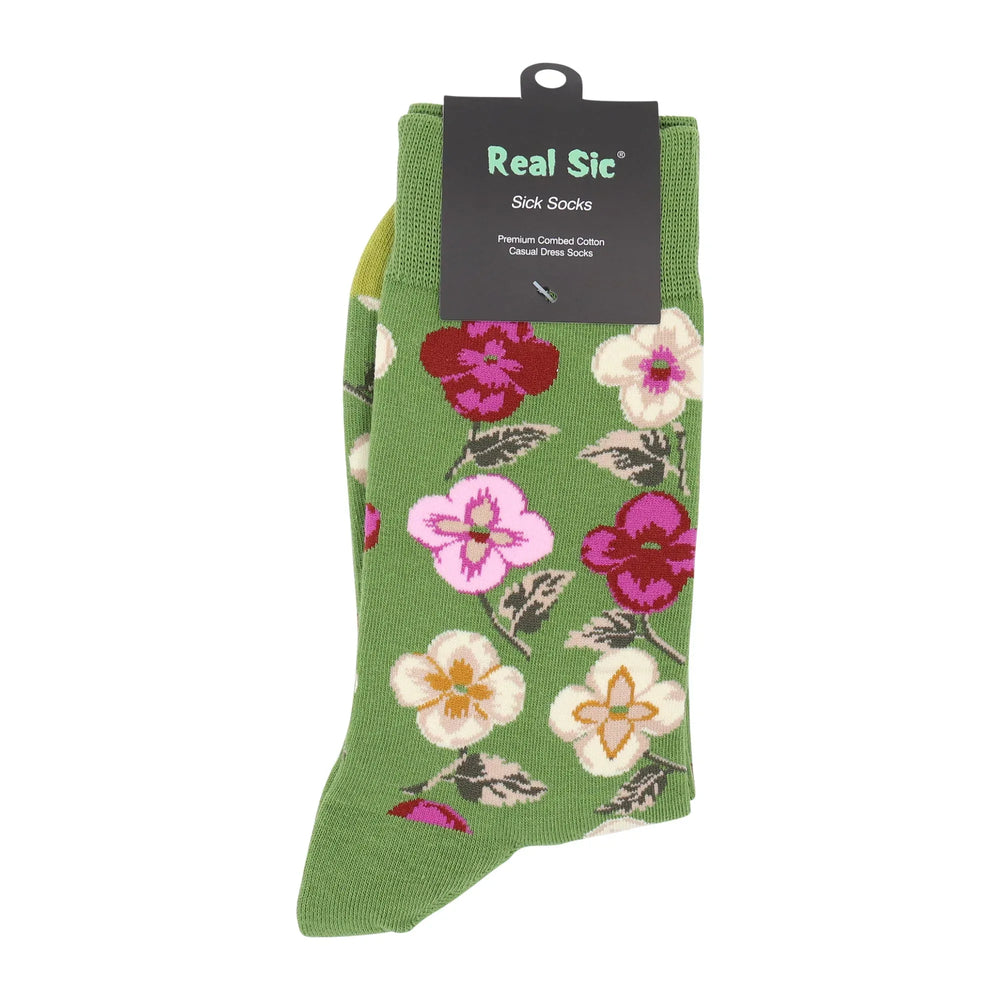 Flower Socks - Comfy Cotton for Women - Real Sic - Flyclothing LLC