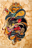 Black Market Art Company Panther Key Print