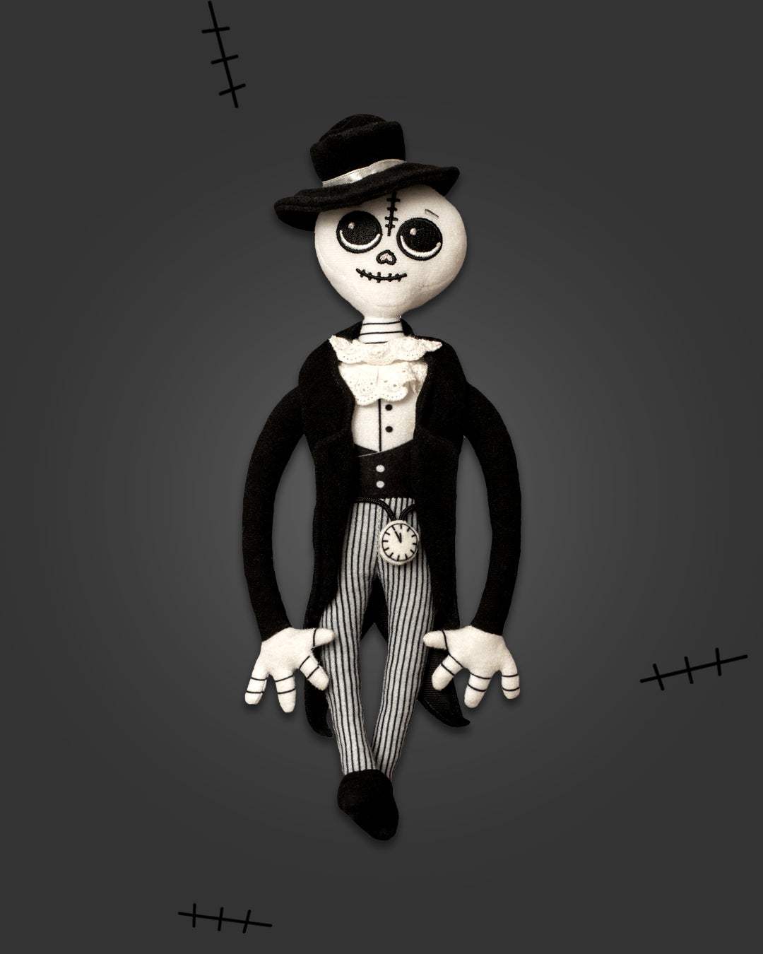 Papa Dread Plush. Glow in the dark watch - Alchemy of England - Flyclothing LLC