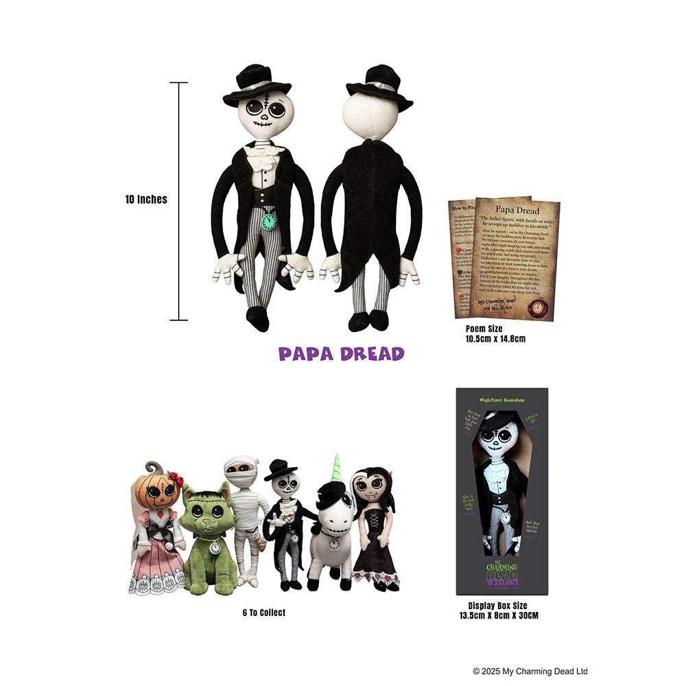 Papa Dread Plush. Glow in the dark watch - Alchemy of England - Flyclothing LLC