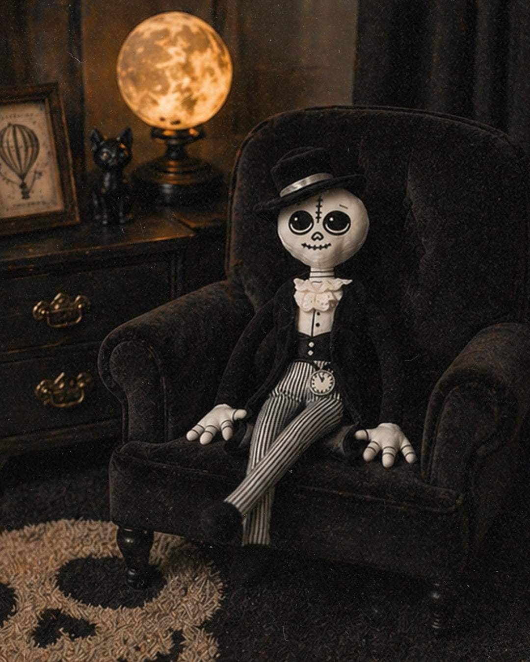Papa Dread Plush. Glow in the dark watch - Alchemy of England - Flyclothing LLC