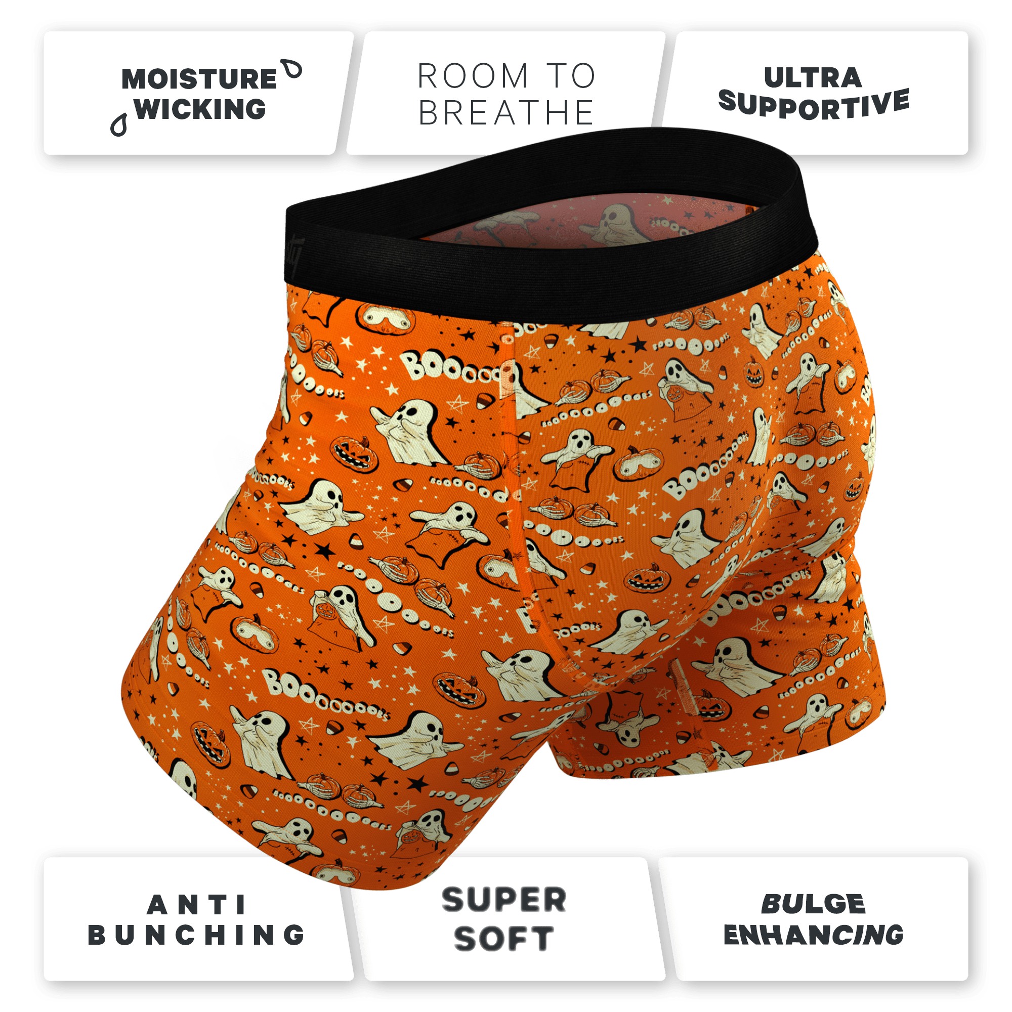 The Paranormal Entitty | Ghost Busts Ball Hammock® Pouch Underwear - Shinesty