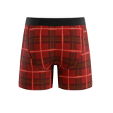 The Partridge | Red Cozy Plaid Ball Hammock® Pouch Underwear - Shinesty - Flyclothing LLC