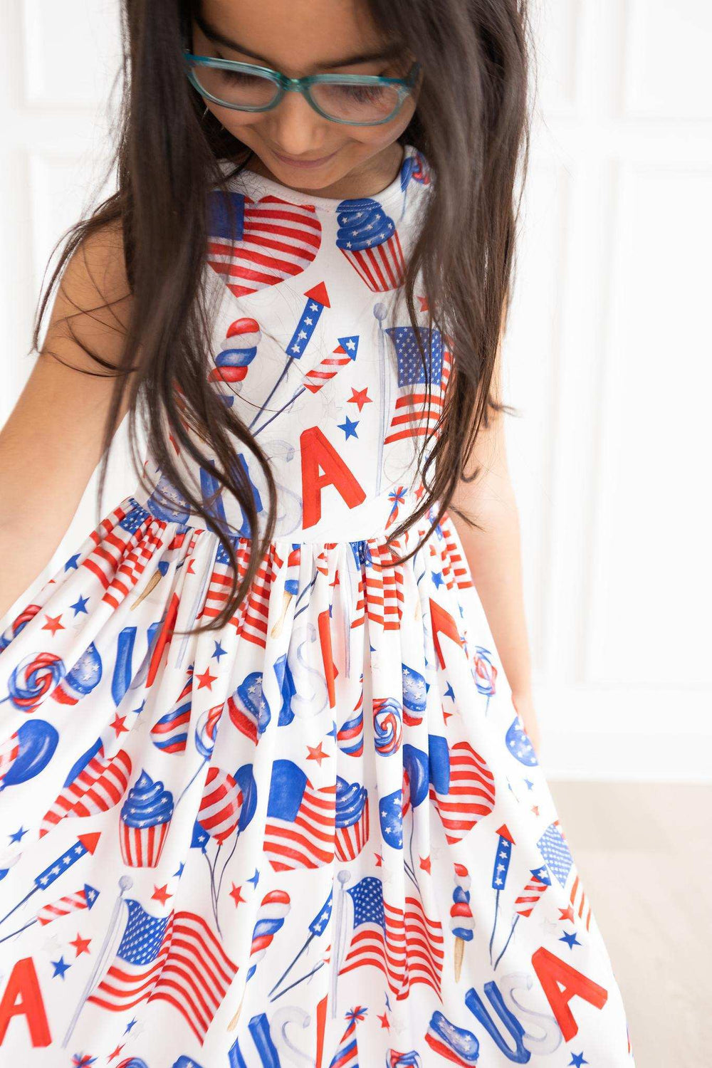 Party in the USA Tank Twirl Dress - Mila & Rose ® - Flyclothing LLC