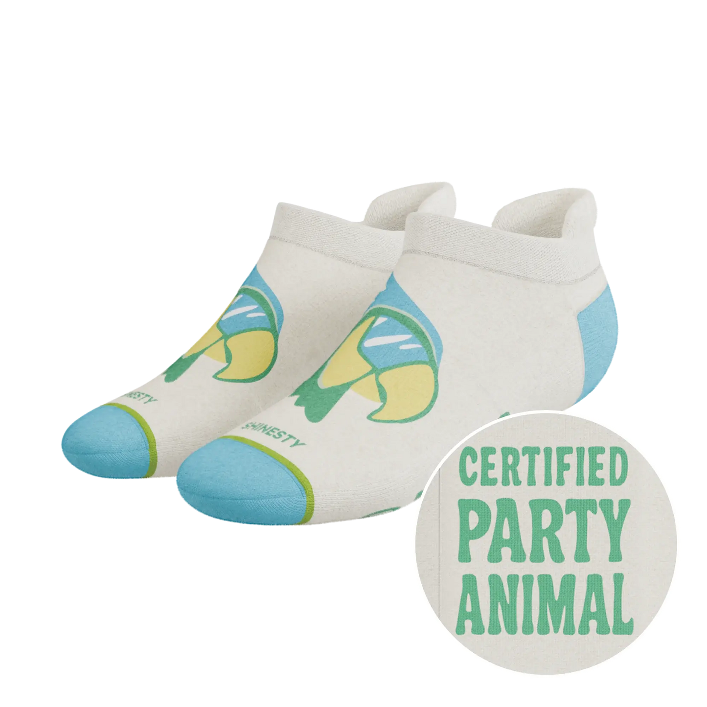 The Party Animal | Shinesty x Margaritaville® Heel Hammock™ Ankle Socks - Shinesty - Flyclothing LLC