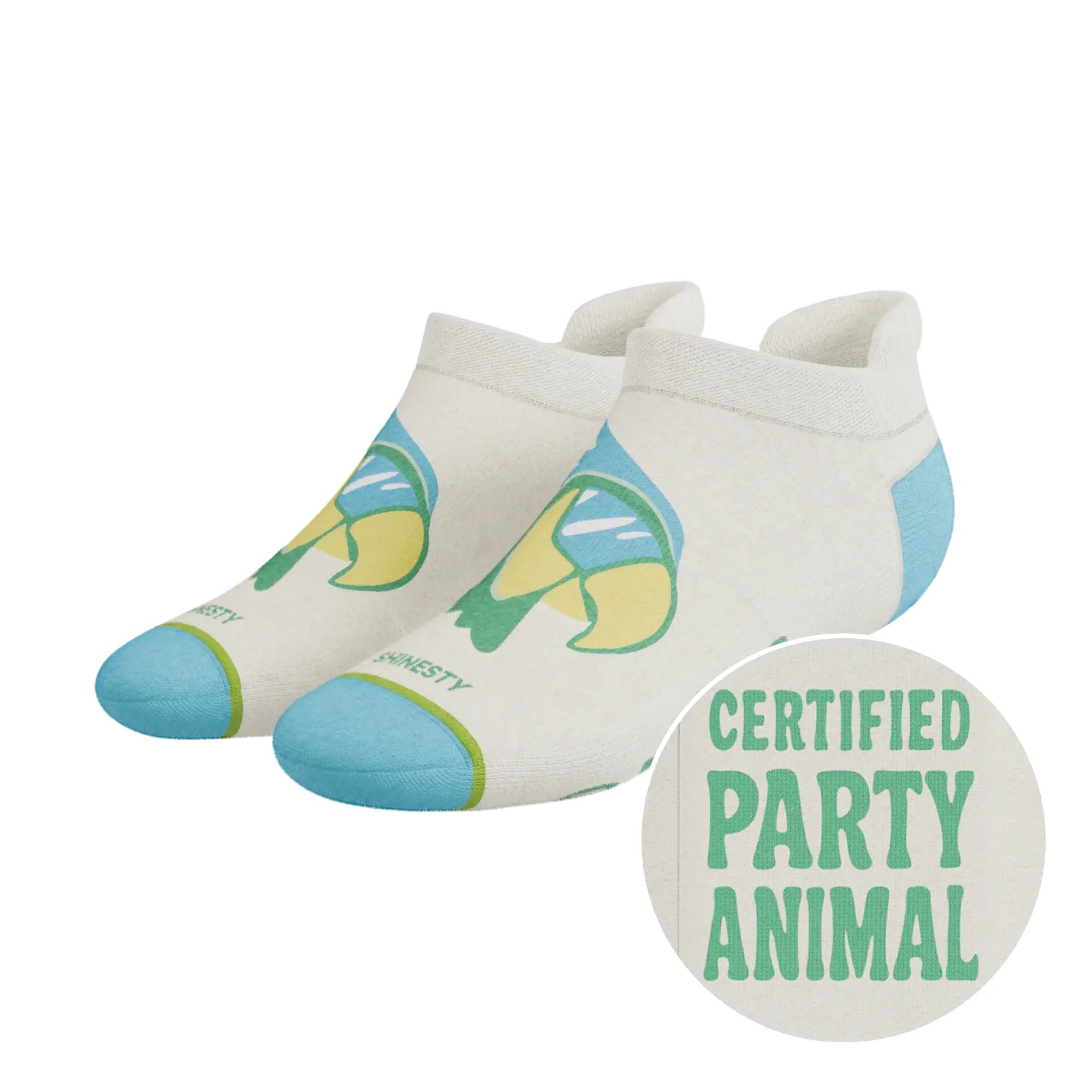 The Party Animal | Shinesty x Margaritaville® Heel Hammock™ Ankle Socks - Shinesty - Flyclothing LLC