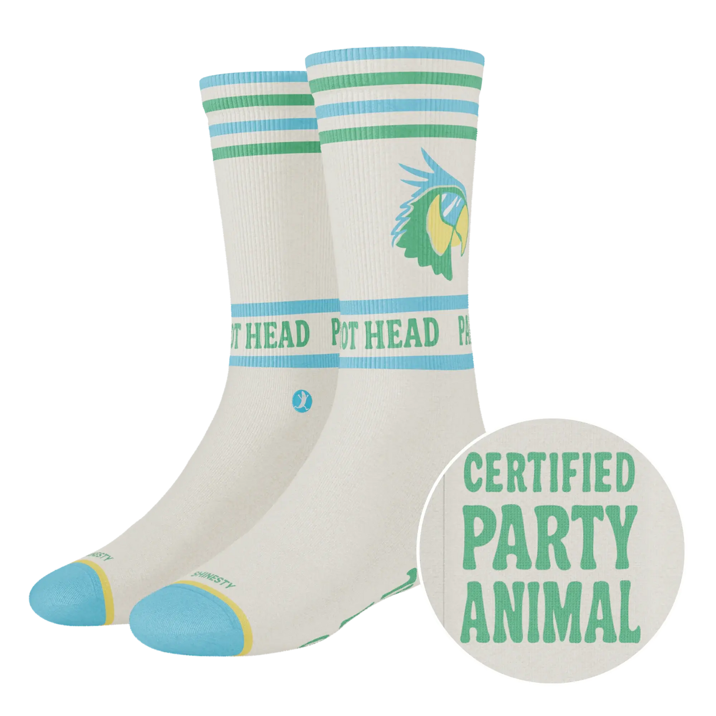 The Party Animal | Shinesty x Margaritaville® Heel Hammock™ Crew Socks - Shinesty - Flyclothing LLC