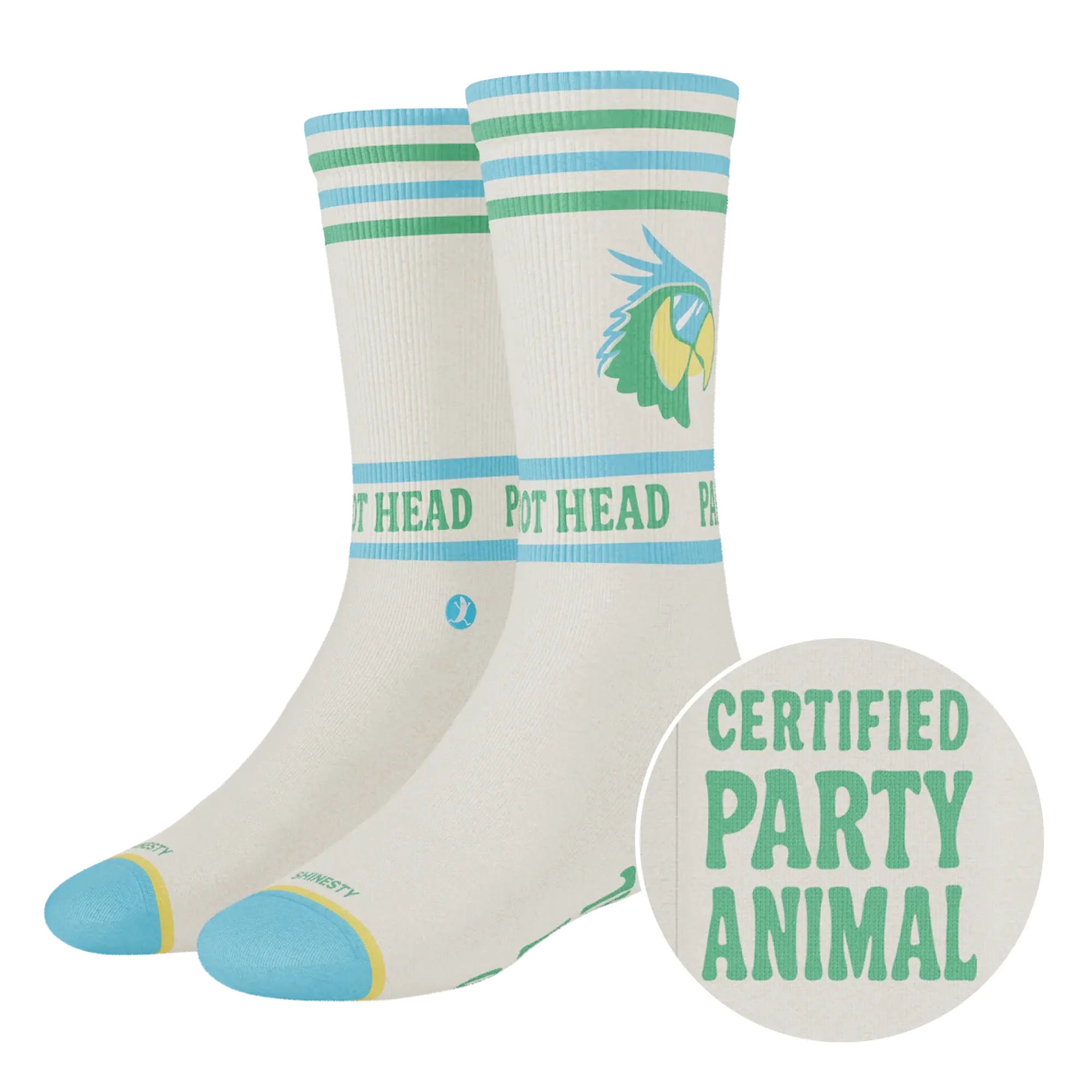 The Party Animal | Shinesty x Margaritaville® Heel Hammock™ Crew Socks - Shinesty - Flyclothing LLC