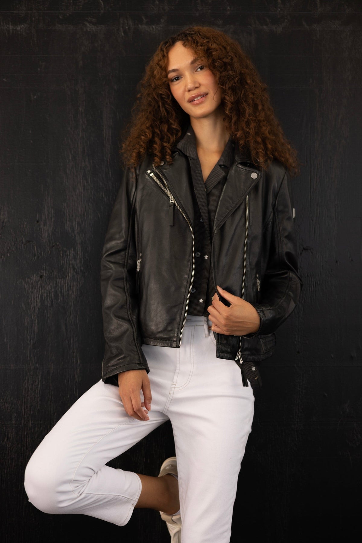 Pasja RF Leather Jacket - mauritiusleather - Flyclothing LLC