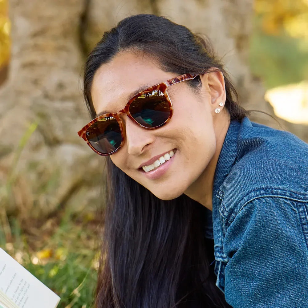 Glossy Blonde Tortoise Shell / Amber Paso Robles - Knockaround - Flyclothing LLC