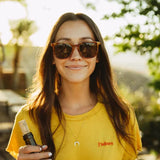 Glossy Blonde Tortoise Shell / Amber Paso Robles - Knockaround - Flyclothing LLC