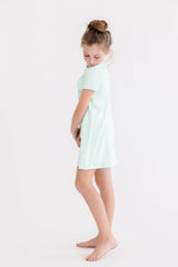 Pastel Green T-Shirt Dress - Mila & Rose ® - Flyclothing LLC