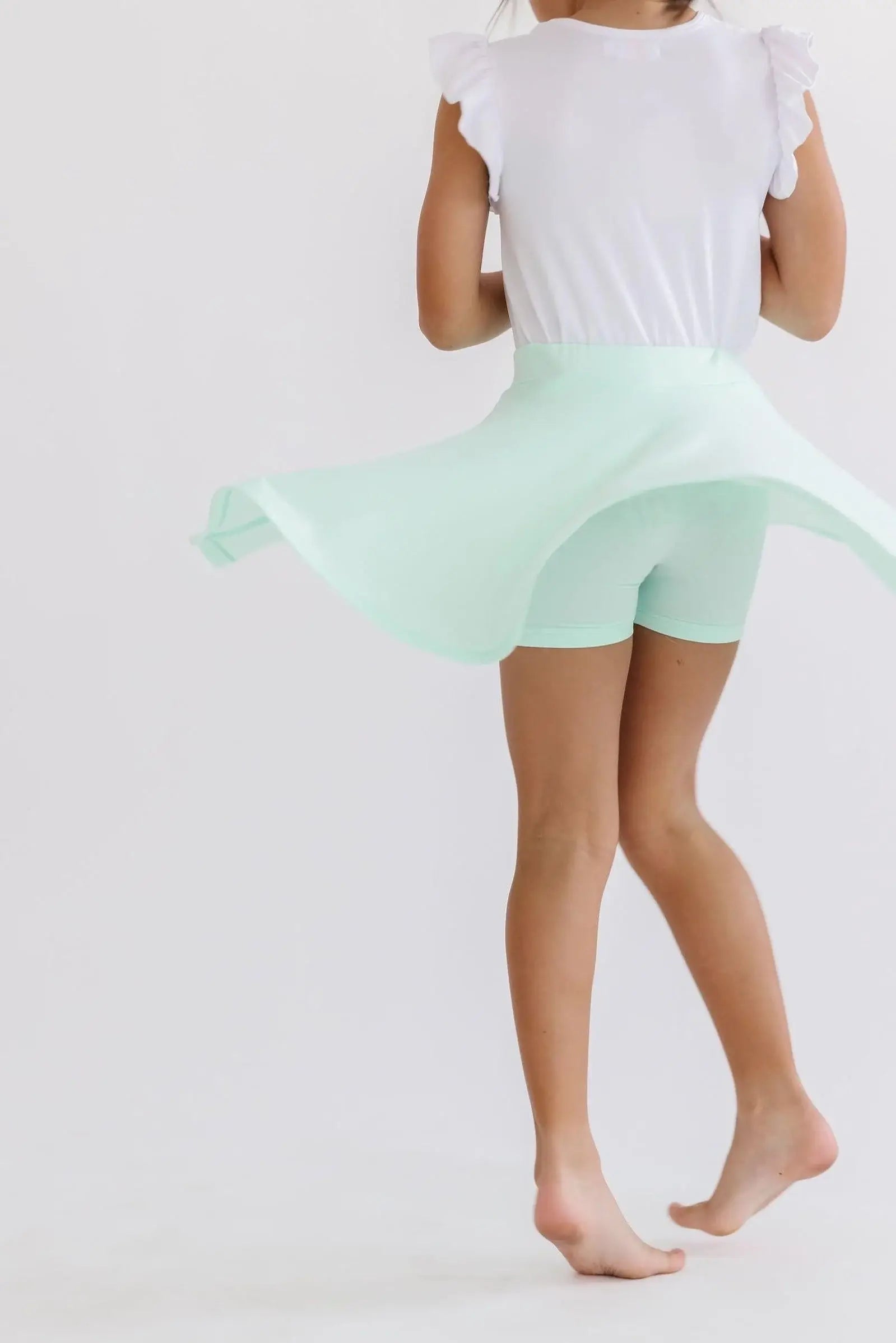 Pastel Green Twirl Skort - Mila & Rose ® - Flyclothing LLC