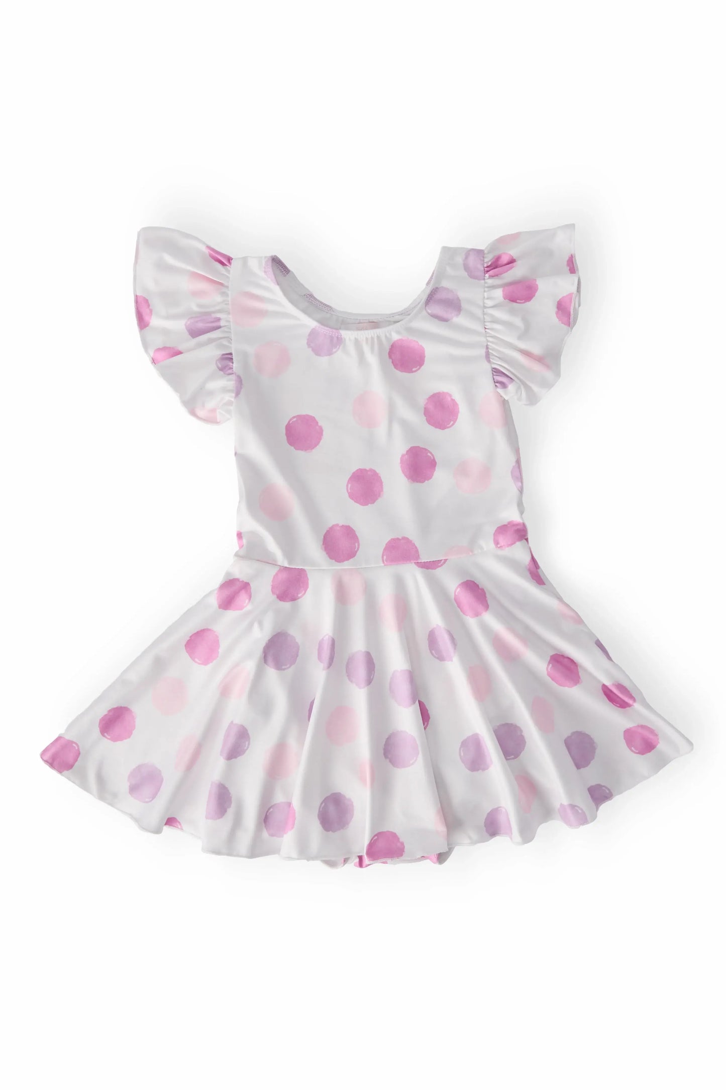 Pastel Polka Dot S/S Twirl Leotard - Mila & Rose ® - Flyclothing LLC