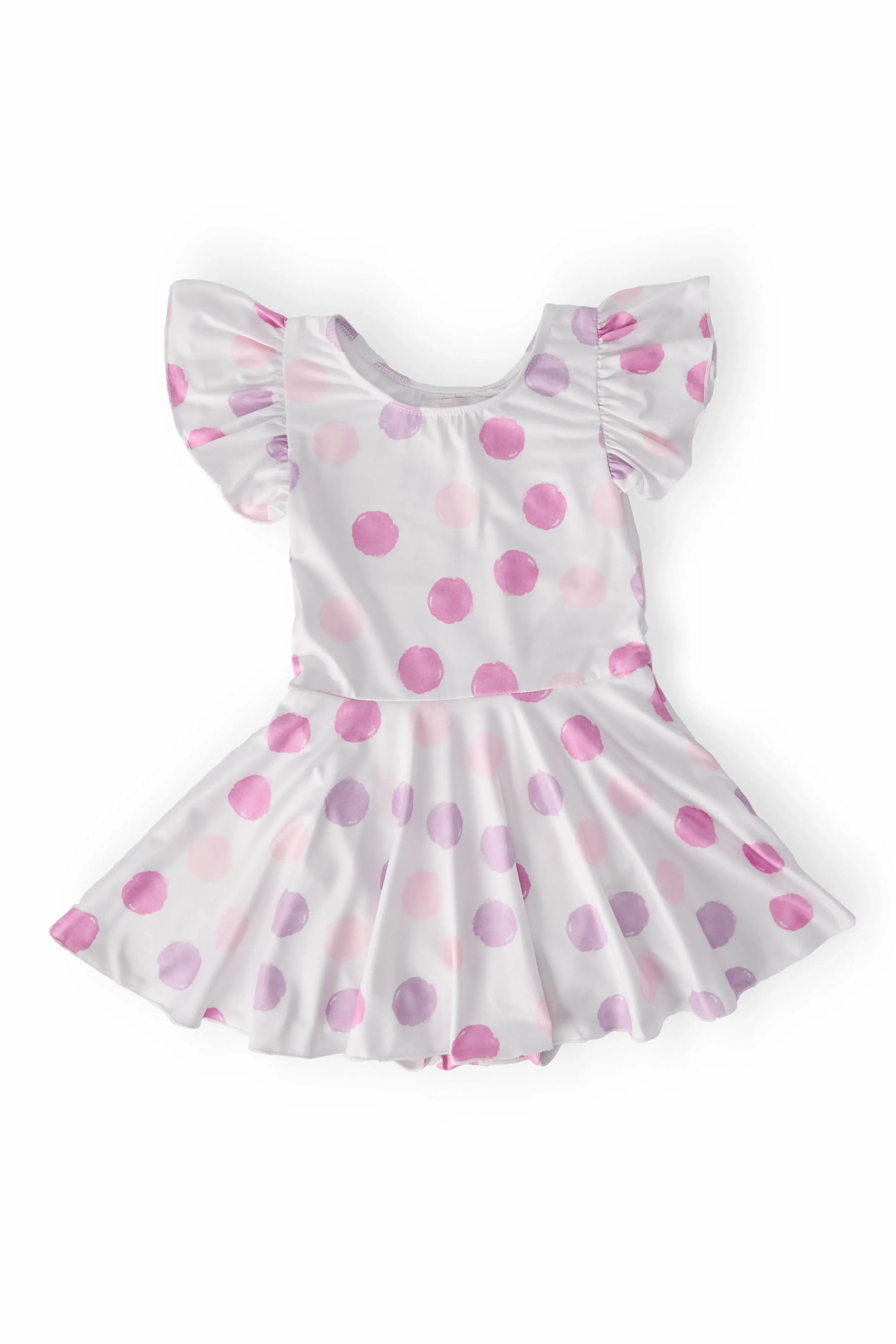 Pastel Polka Dot S/S Twirl Leotard - Mila & Rose ® - Flyclothing LLC