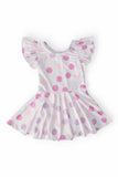 Pastel Polka Dot S/S Twirl Leotard - Mila & Rose ® - Flyclothing LLC