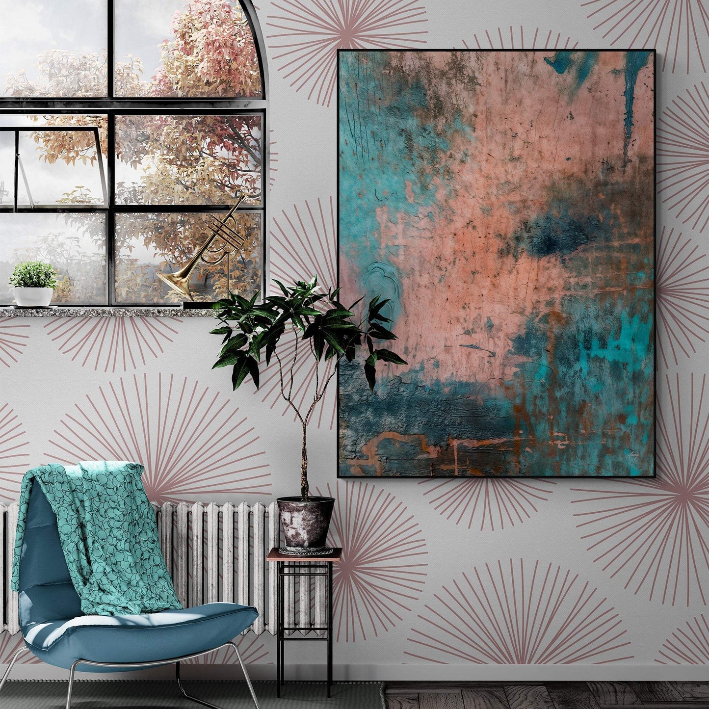 Canvas Print: "Patina Cascade" - Tailored Canvases - Flyclothing LLC