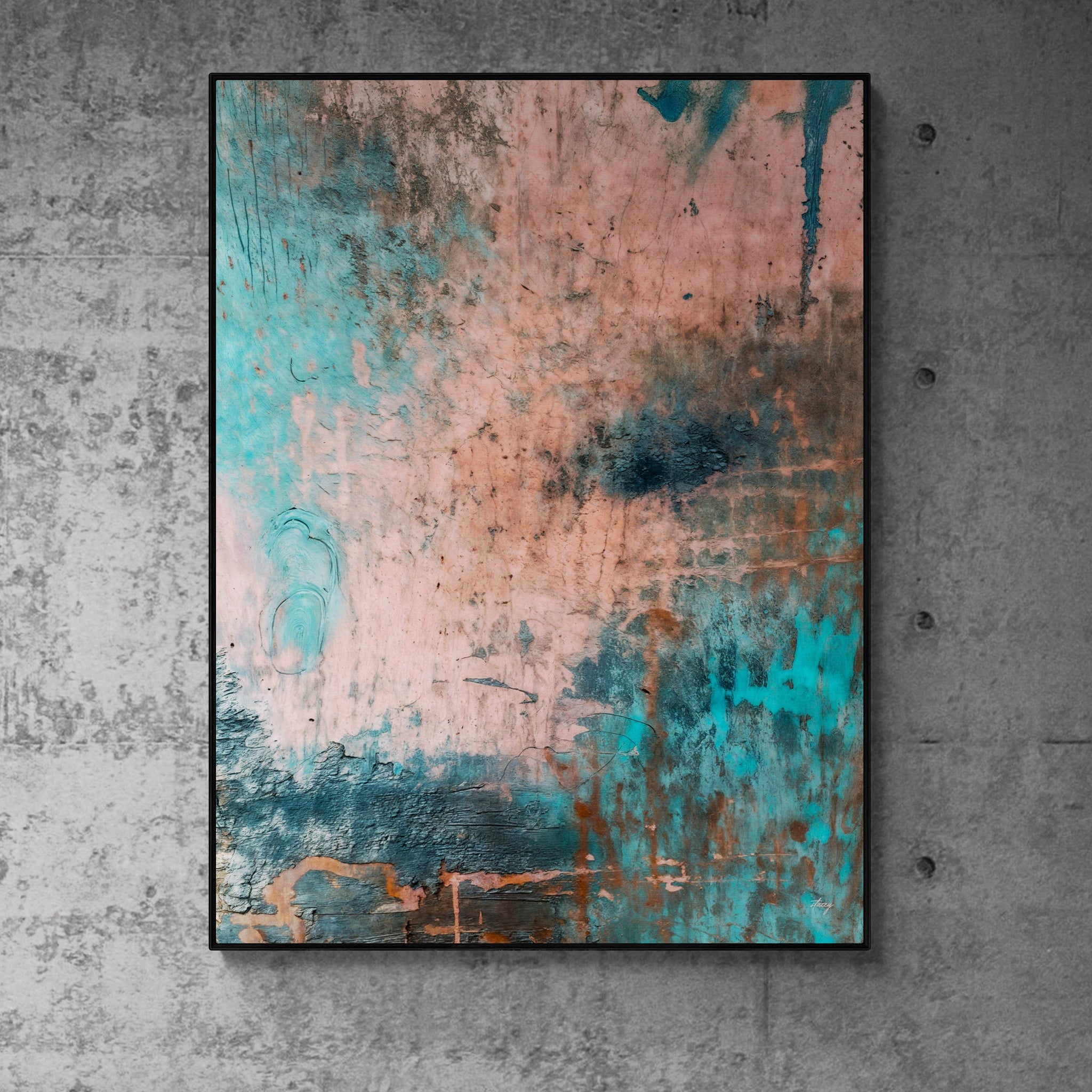 Canvas Print: "Patina Cascade" - Tailored Canvases - Flyclothing LLC