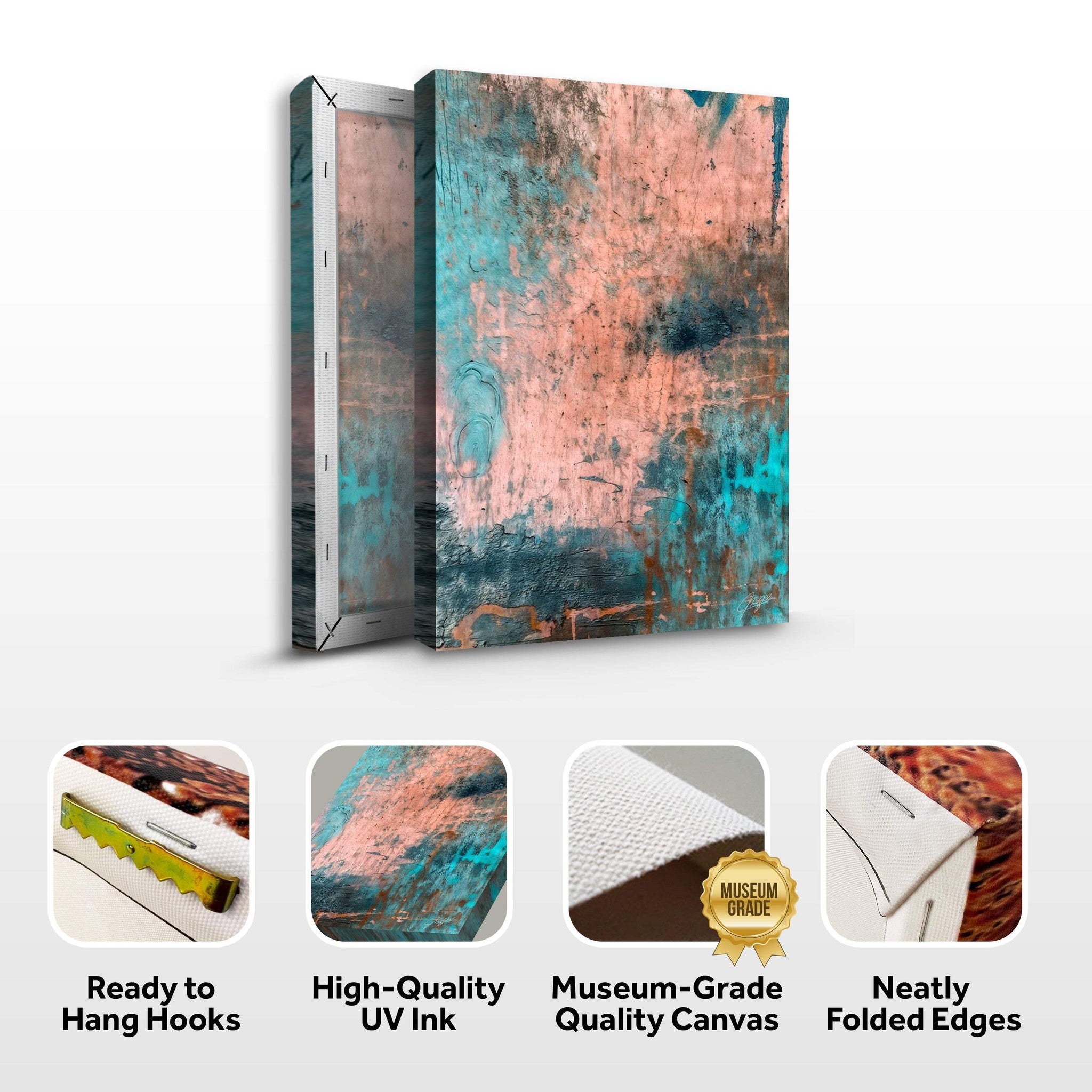 Canvas Print: "Patina Cascade" - Tailored Canvases - Flyclothing LLC
