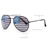 Patriot Eyes – Aviator Sunglasses - TopFoxx - Flyclothing LLC