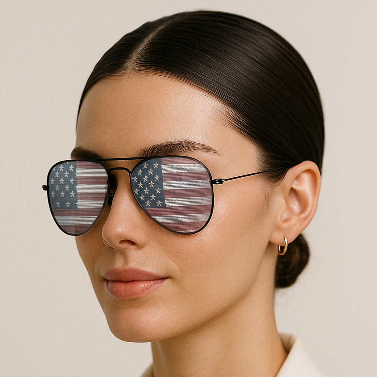 Patriot Eyes – Aviator Sunglasses - TopFoxx - Flyclothing LLC