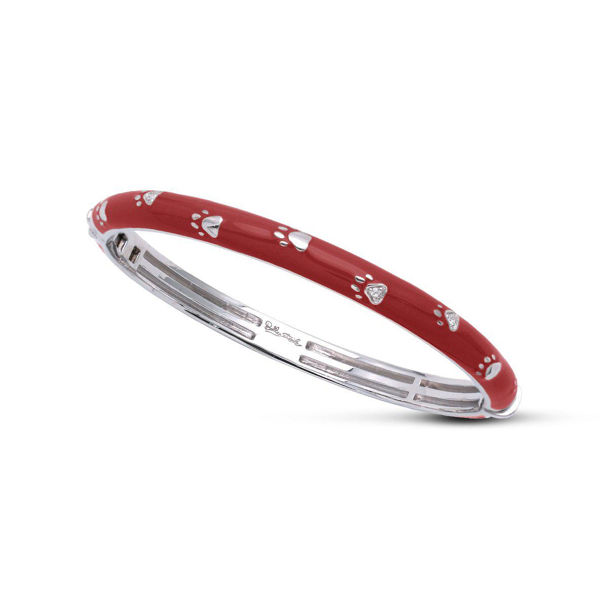 Paw Prints Bangle - Belle Étoile Jewelry - Flyclothing LLC