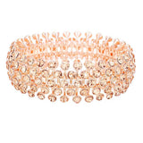 Crystal Round Bubble Stretch Evening Bracelet - Madeline Love - Flyclothing LLC