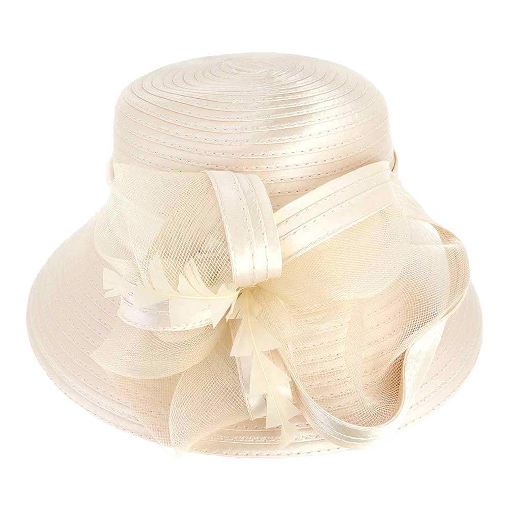 Mesh Bow Dressy Hat - Madeline Love - Flyclothing LLC