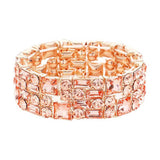 Multi Stone Stretch Evening Bracelet - Madeline Love - Flyclothing LLC