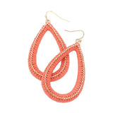 Open Teardrop Dangle Earrings - Madeline Love - Flyclothing LLC