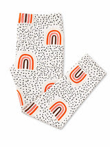Peach Rainbow Leggings - Mila & Rose ® - Flyclothing LLC