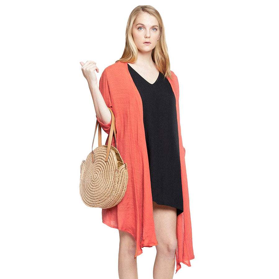 Solid Long Cardigan - Madeline Love - Flyclothing LLC