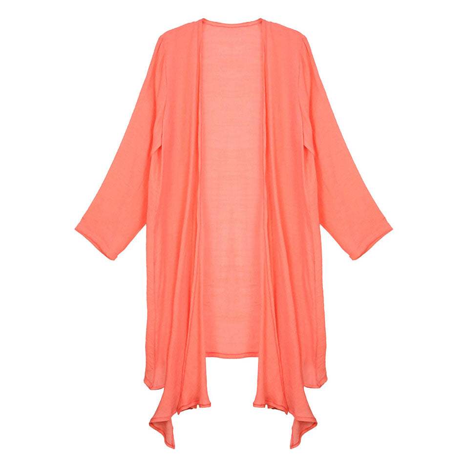 Solid Long Cardigan - Madeline Love - Flyclothing LLC