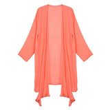 Solid Long Cardigan - Madeline Love - Flyclothing LLC