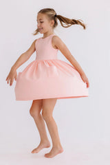 Peach Tank Pocket Twirl Dress - Mila & Rose ® - Flyclothing LLC