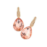 Teardrop Stone Evening Earrings - Madeline Love - Flyclothing LLC