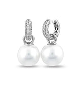 Pearl Hoops - Belle Étoile Jewelry - Flyclothing LLC