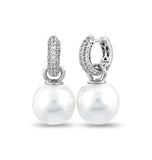 Pearl Hoops - Belle Étoile Jewelry - Flyclothing LLC