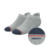 The Pebble | Grey Heel Hammock™ Ankle Socks - Shinesty - Flyclothing LLC