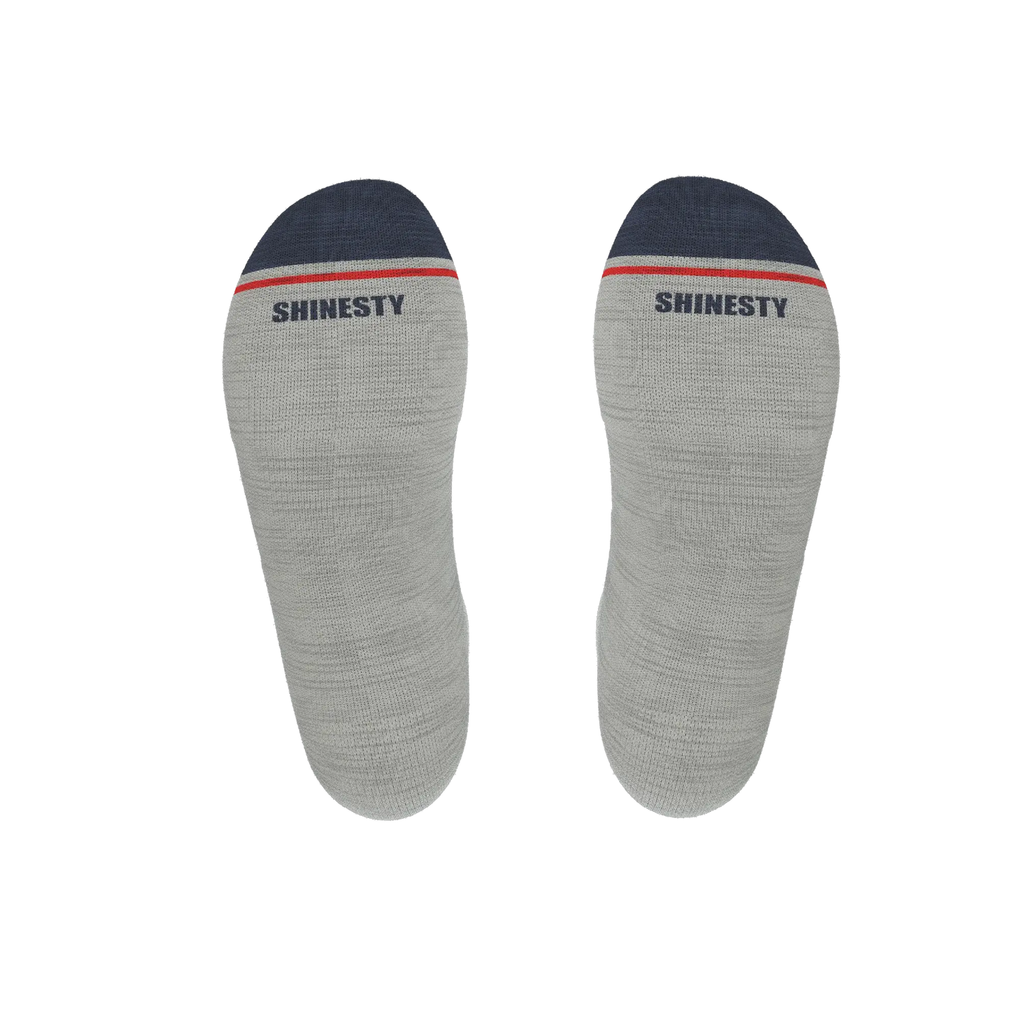 The Pebble | Grey Heel Hammock™ Ankle Socks - Shinesty - Flyclothing LLC