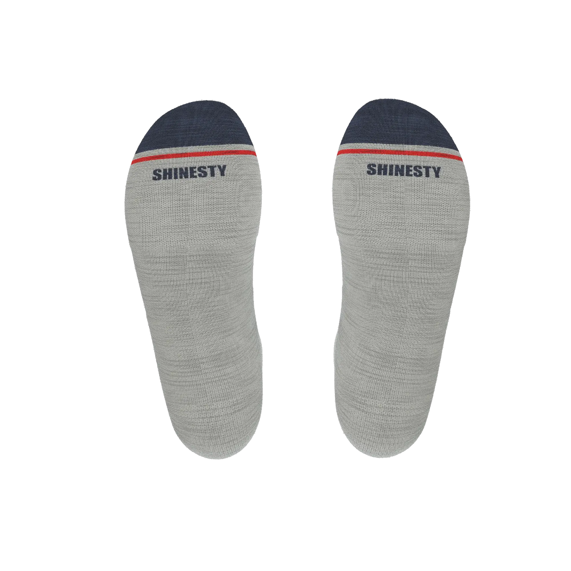 The Pebble | Grey Heel Hammock™ Ankle Socks - Shinesty - Flyclothing LLC
