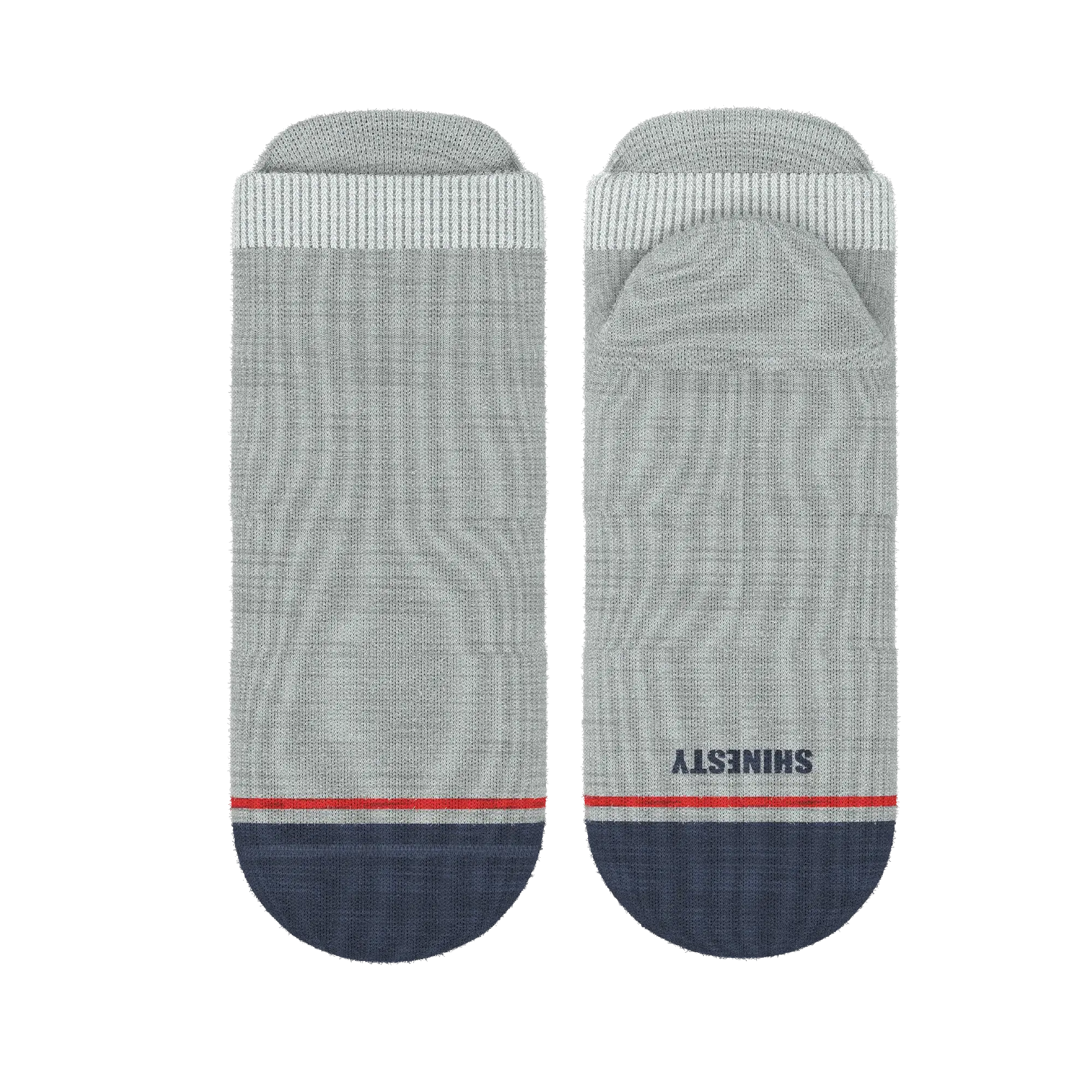 The Pebble | Grey Heel Hammock™ Ankle Socks - Shinesty - Flyclothing LLC