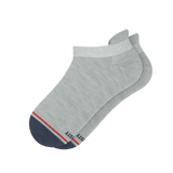 The Pebble | Grey Heel Hammock™ Ankle Socks - Shinesty - Flyclothing LLC
