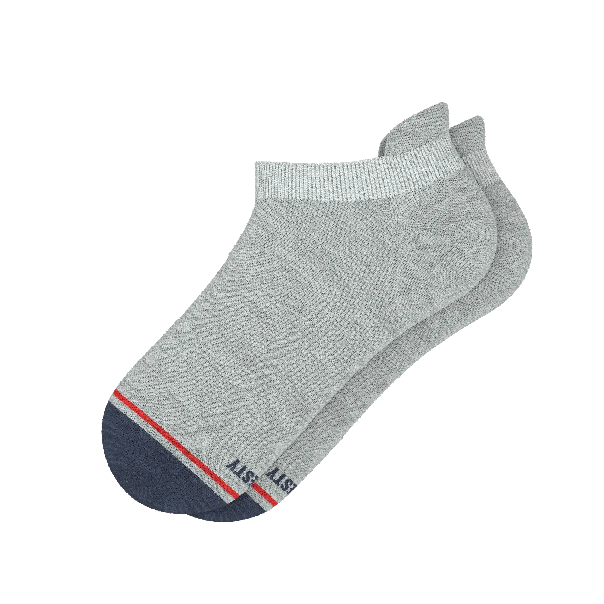 The Pebble | Grey Heel Hammock™ Ankle Socks - Shinesty - Flyclothing LLC