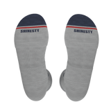 The Pebble | Grey Heel Hammock™ Crew Socks