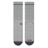 The Pebble | Grey Heel Hammock™ Crew Socks